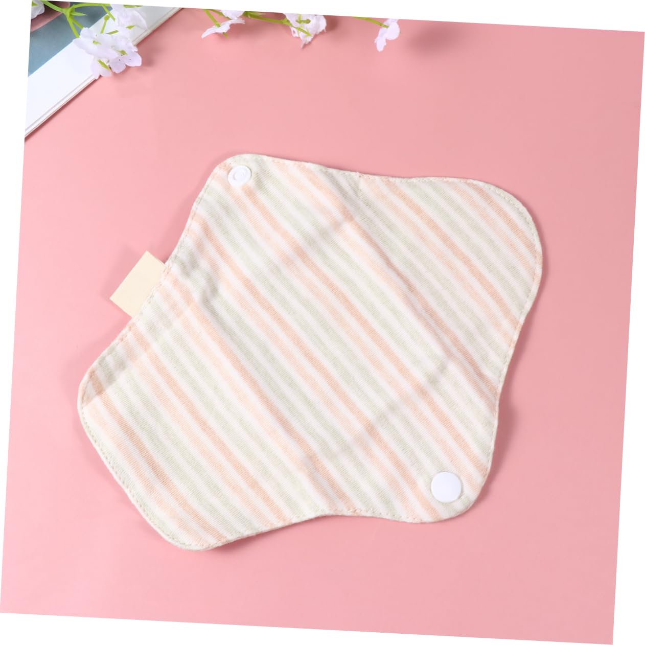 ORFOFE 15 Piezas almohadilla de toalla Compresa lavable para mujeres Toalla sanitaria de algodón ropa interior para mujeres almohadilla menstrual absorbente femenino apoyo bragas de mujer