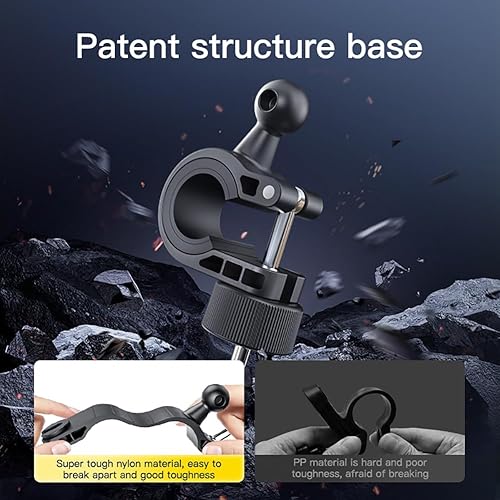 Miniatura 7 de Soporte para teléfono de motocicleta  Soporte para teléfono de bicicleta  Abrazadera para manillar de motocicleta, clip de teléfono celular para