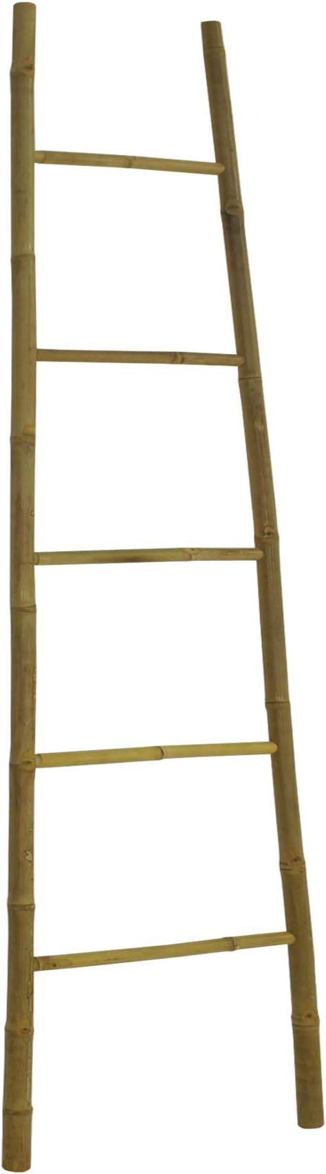 Statra Bamboo Bath Towel Ladder Rack 7 Ft, Natural