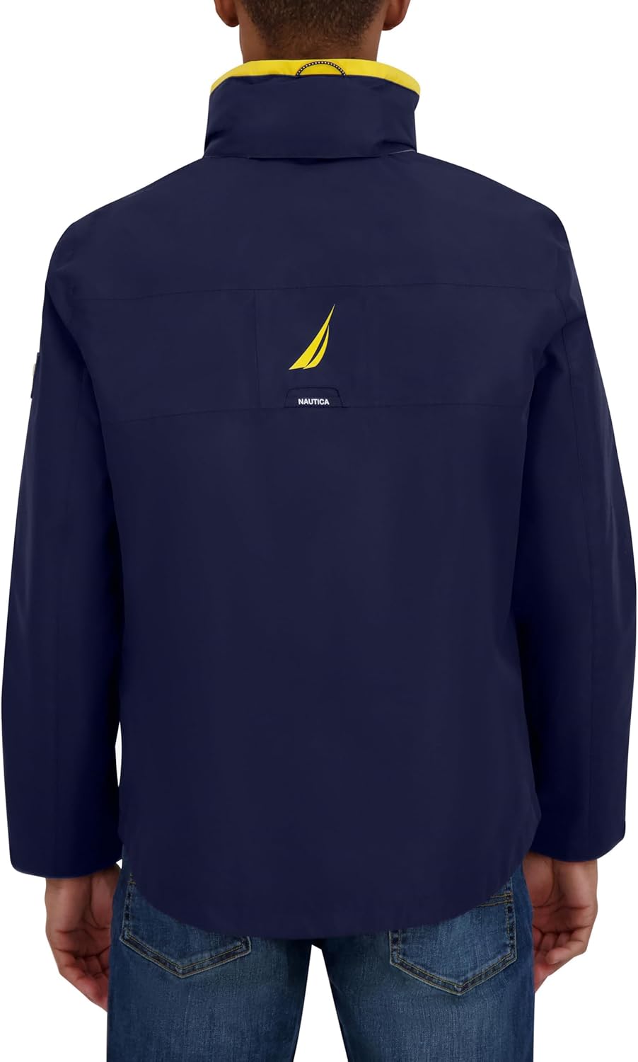 Nautica Men's Lightweight Sailing Jacket – Waterproof & Windproof, Breathable - Image 4
