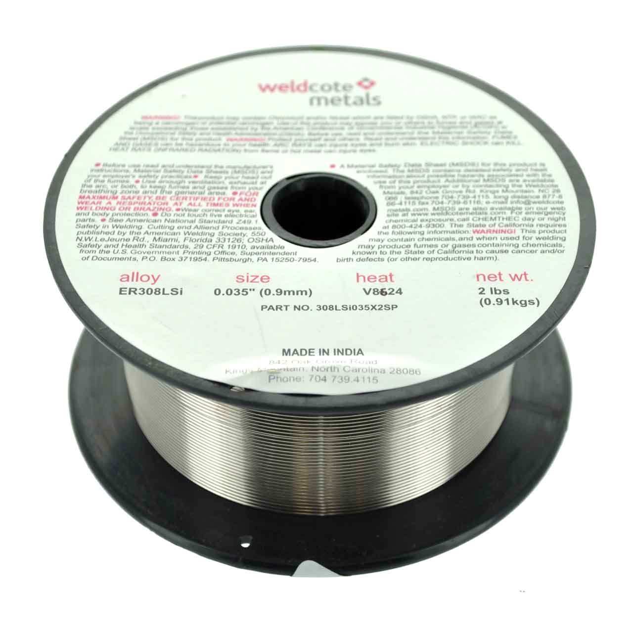 Weldcote Metals 308LSI .035 X 2 lb. Spool Stainless Steel Wire