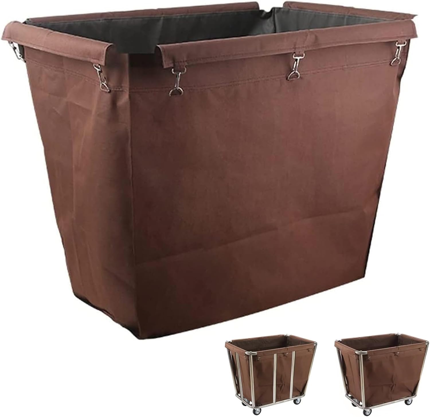 Replacement Laundry Cart Liner Bag, Large Thickened Waterproof Oxford Cloth Bags, Basket Replacement Bags for Laundry Cart, for Heavy Duty Laundry Cart(Blue-One Size)