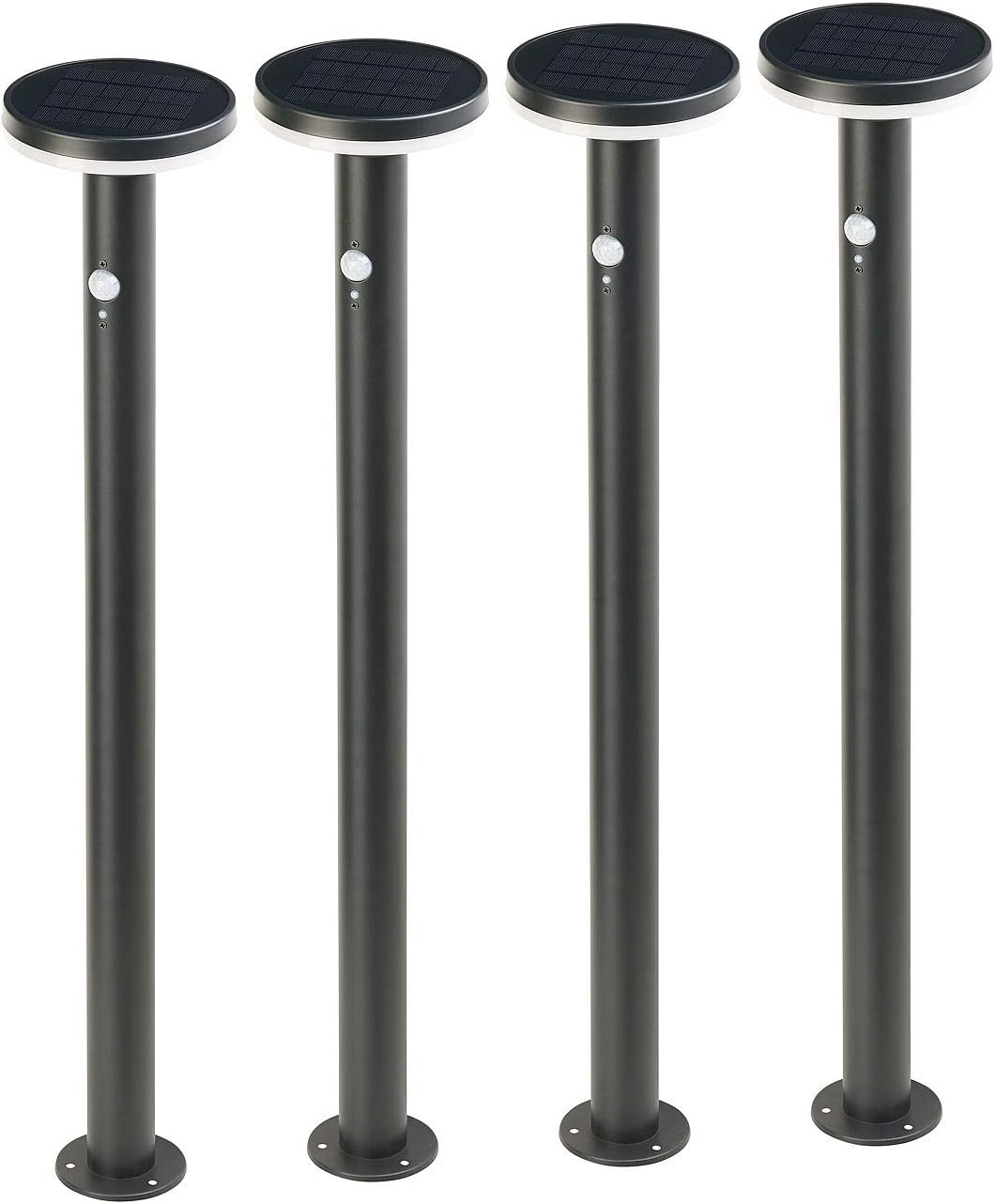 Lunartec GartenSolarleuchten LED 4erSet PremiumLEDSolar