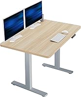 Vista 13 de VIVO DESK-KIT-1B7N-36 - Escritorio eléctrico de pie rústico de 71 x 36 pulgadas, ajuste de altura de memoria, serie 1B, marco negro con parte