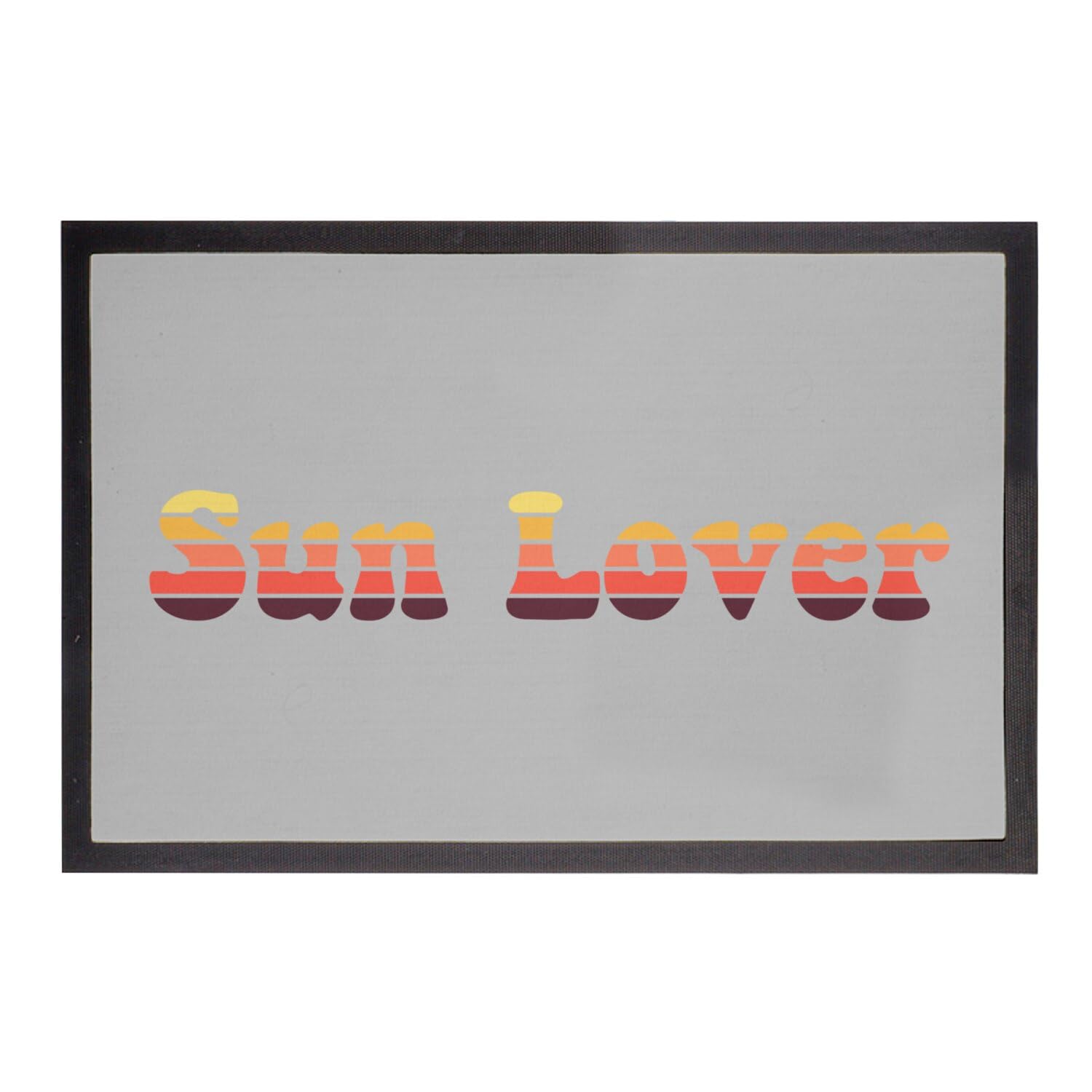 Paillasson ciel d'été Sun Lover gris pour inviter la joie des vacances chez soi
