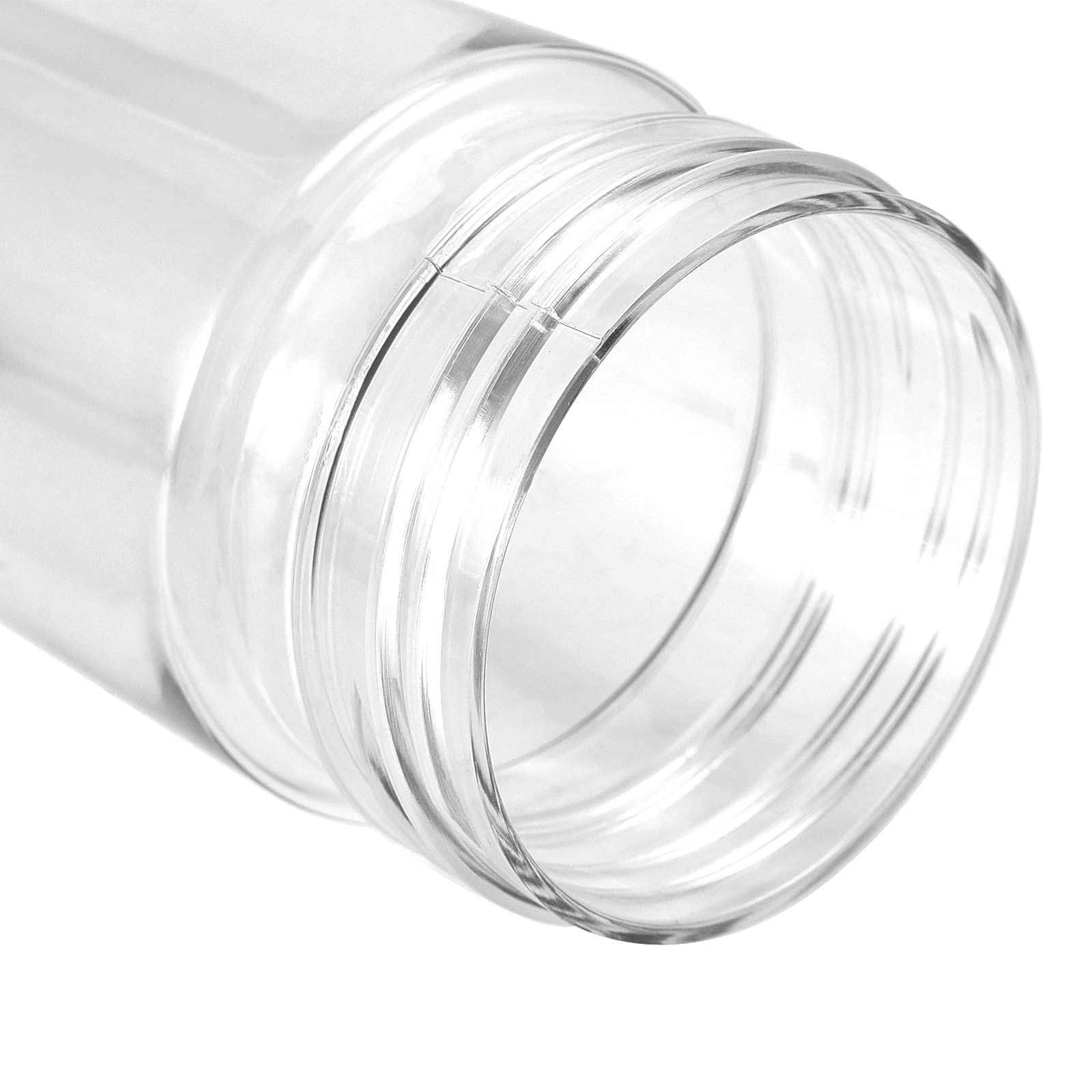 JEUIHAU Paquete de 20 botellas de jugo de plástico PET transparente de 350 ml con tapas negras, botellas de jugo de plástico vacías, jugos, leche y bebidas caseras