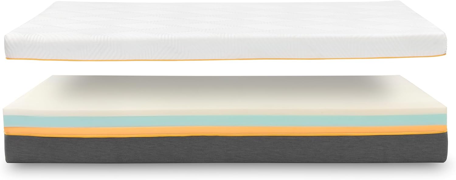 Ferlex - Materasso matrimoniale 150x190 in memory foam | Altezza 24 cm | Multistrato | Alta rigidità | Copertura lavabile - Immagine 3