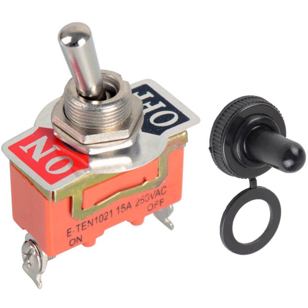 Commutateur SPST étanche 15A 250V interrupteur miniature 2 bornes On Off
