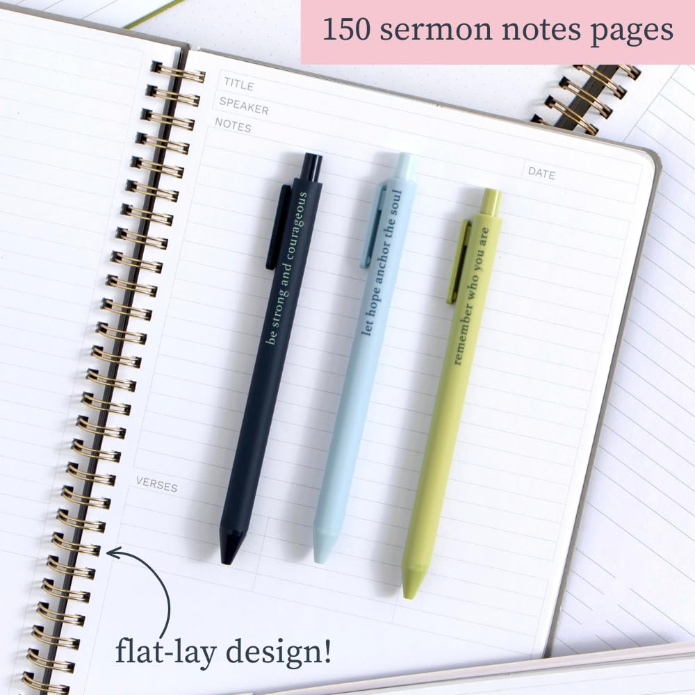 Church Notes Notebook Journal by Callie Danielle, Happy Daisy with Maps, Bible Journal, Sermon Notes Notebook, Christian Journals, Easter Gifts for Church Members, Bible Study Group, Church Families