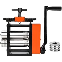 Manual Jewelry Rolling Mill Machine, Tablet Press Machine, Available in Various Sizes, Easy Manual Operation, for Gold, Silver, and Copper Projects76mm