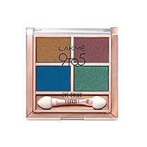Lakme 9 to 5 Eye Color Quartet Eye Shadow, Royal Peacock, 7 g