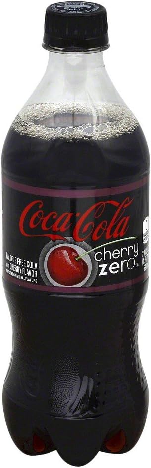 Cherry Coke Zero Soda, 20 Ounce (24 Bottles)