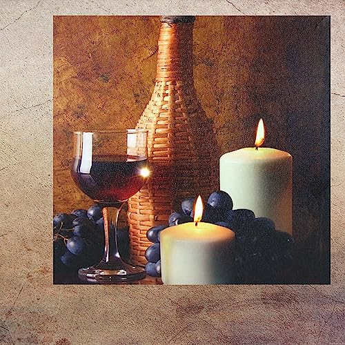 Banberry Designs 2567-2 Lighted Candle Canvas Picture thumb #3
