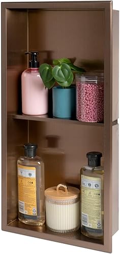 Miniatura 5 de ALFI brand ABNP1224-BC - Nicho de ducha, cobre cepillado