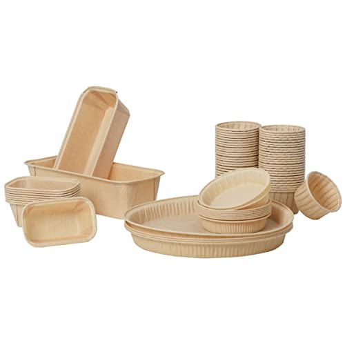 Moldes desechables para muffins de papel natural Gobel aptos para horno 3