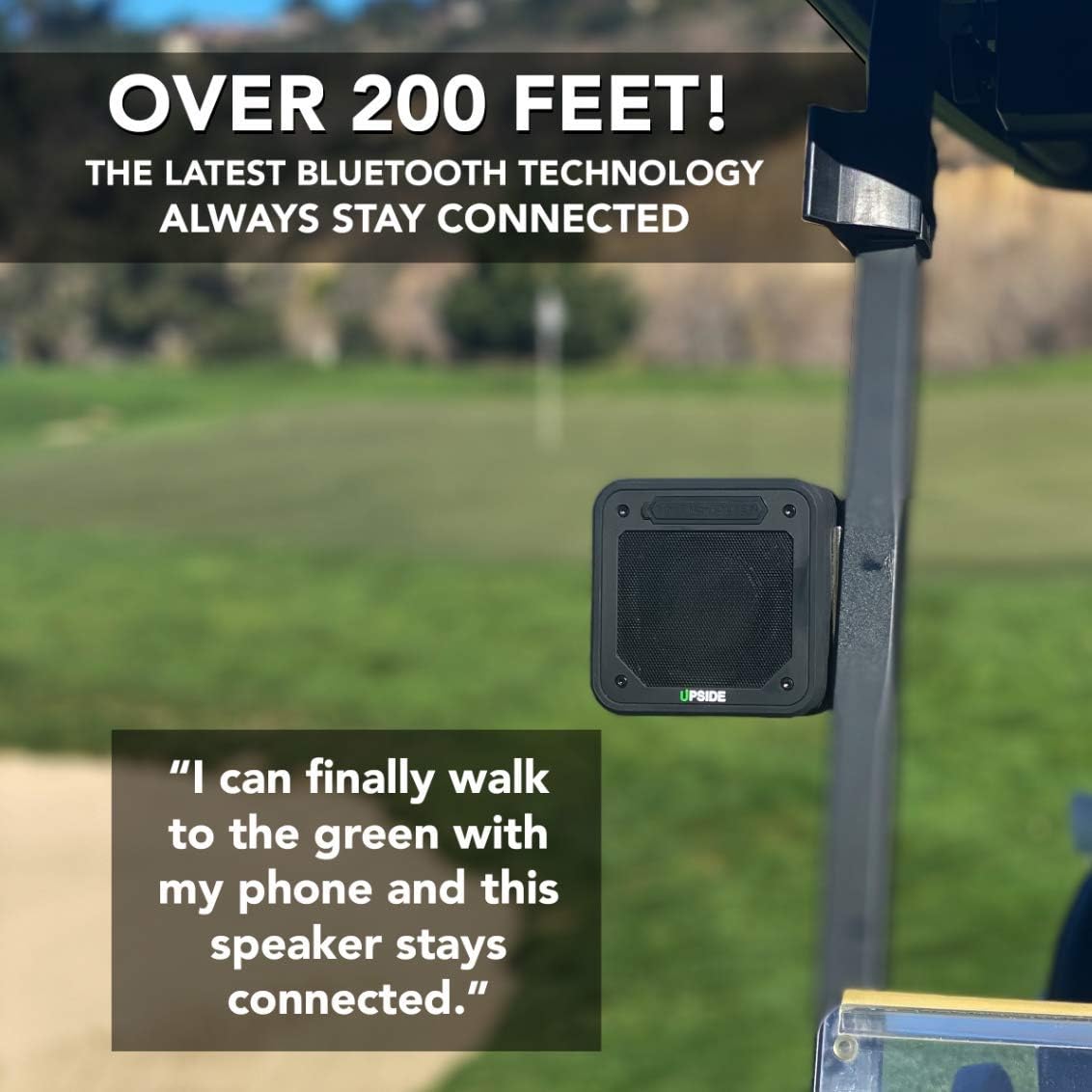 New Product Upside Golf Bluetooth Speaker with Magnetic Mount - SUPERX7 PRO Waterproof Bluetooth Sound System - Magnetic Bluetooth Speaker - Amazing 200+ Foot Wireless Range - Rechargeable 20-Hour Battery Life One-Day Sale: Up to 60% Off Upside Golf Bluetooth Speaker with Magnetic Mount - SUPERX7 PRO Waterproof Bluetooth Sound System - Magnetic Bluetooth Speaker - Amazing 200+ Foot Wireless Range - Rechargeable 20-Hour Battery Life