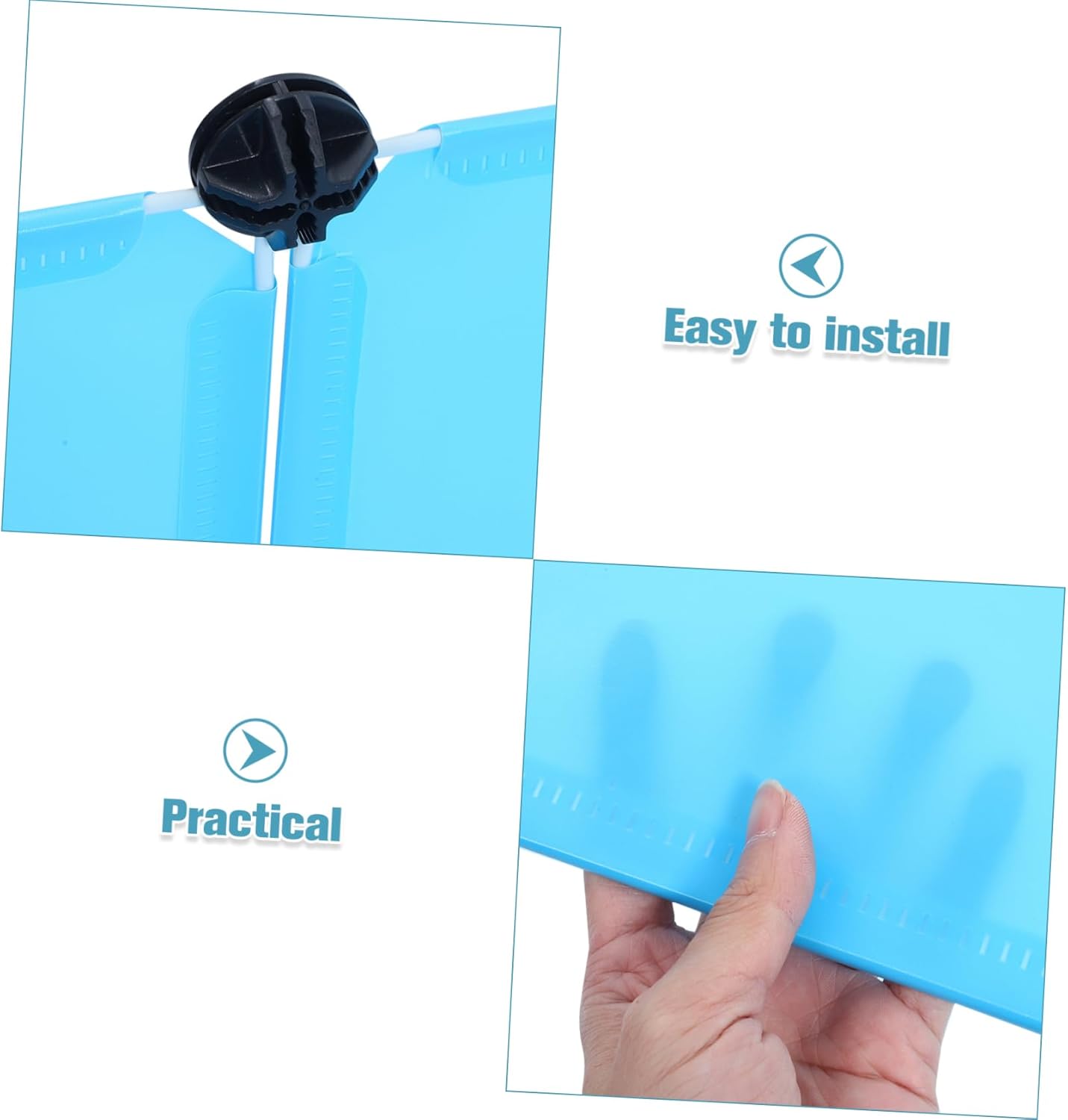 Yardwe 1Set Chick Brooder Box Small Animal Playpen Panels Easy Assemble Cage for Guinea Pigs Rabbits and Ducks Portable Indoor Outdoor Enclosure for Safe Training Space