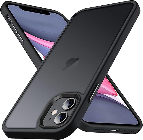 Anqrp Funda transparente diseñada para iPhone 11, compatible con carga inalámbrica, antiamarilleamiento, transparente, delgada, antiarañazos, para