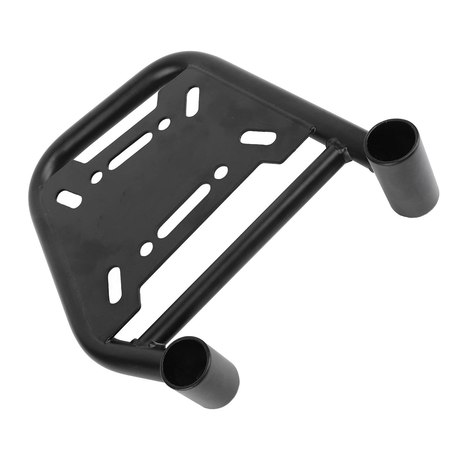 Drfeify Bastidores de Soporte para Alforjas Soporte para Bolsa Lateral de Hierro Tubo de 17 Mm Anodizado Duro Negro Almacenamiento Adicional Sin Taladro Apto para Eliminator 400 450 500 SE 2023 2024
