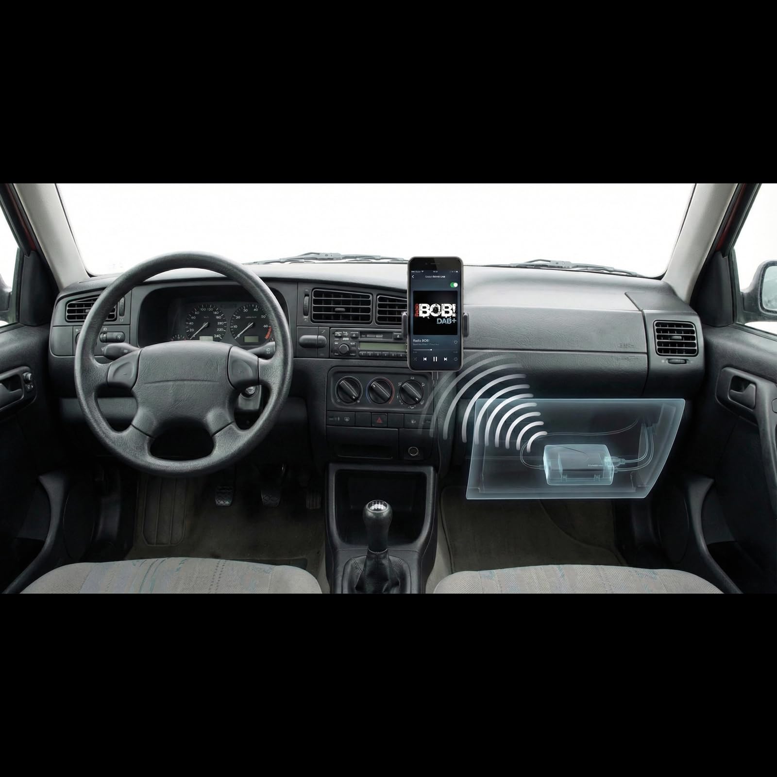 Albrecht DR 59 DAB+ Blackbox Autoradio-Adapter, Einbau