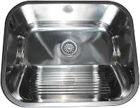 Tanque Lavanderia 55x45 Aço Inoxidavel 304 Premium Polido