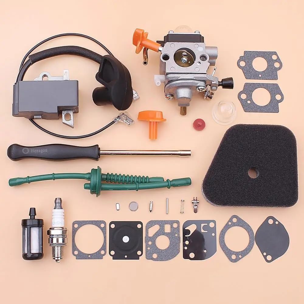 Bobine d'allumage FS100 avec filtre à carburant et kit de réparation tondeuse