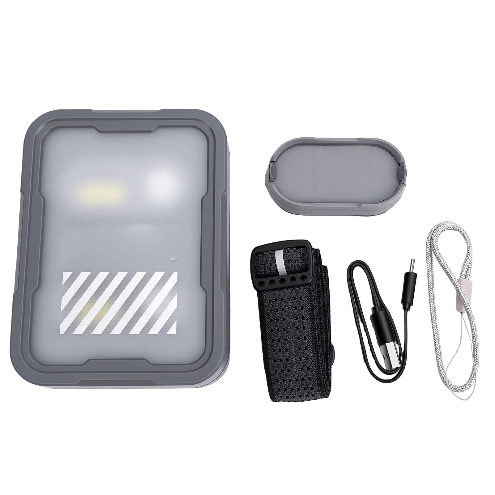 Naroote LED-Stirnlampe, Wiederaufladbare Stirnlampe mit Ladekoffer, Aufhängehaken, Intelligentem Bewegungssensor, Wasserdichtem Design, Vielseitig Einsetzbar zum Angeln, Wandern
