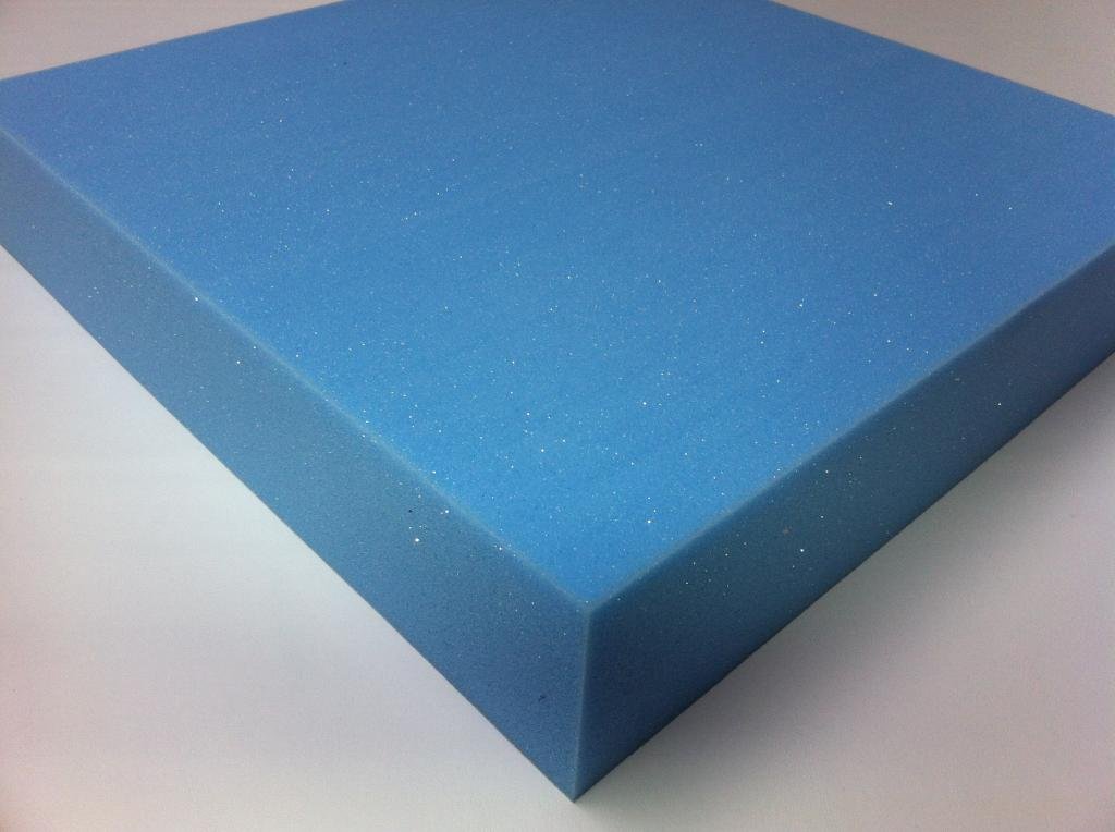 Buy Foam Blue & Upholstery Warehouse High Density Firm Foam Blue 24" X