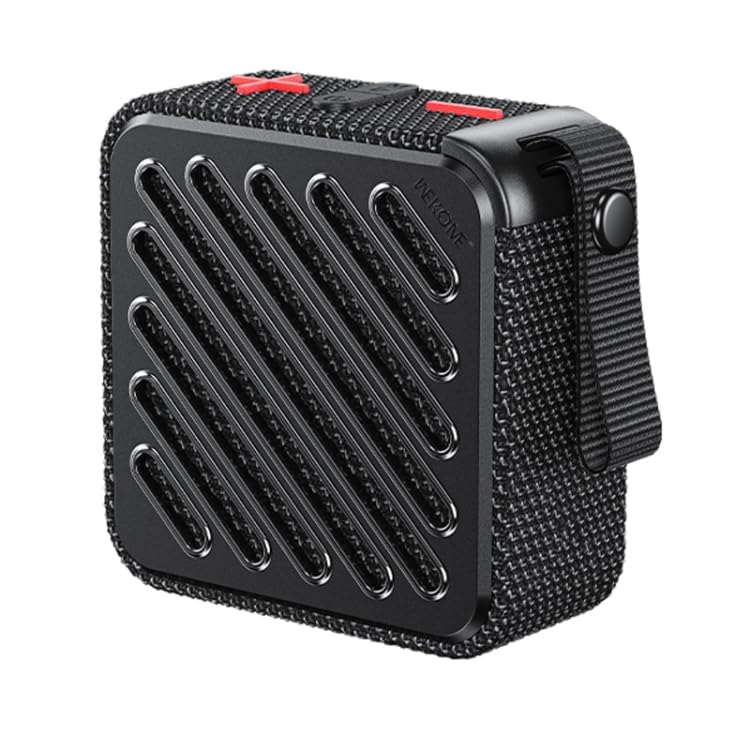 WK LIFE BORN TO LIVE- Portable Wireless Speaker Mini Waterproof Bluetooth Speaker with Handle Strap - Black-picture-11