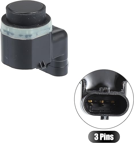 Miniatura 4 de uxcell Sensor de asistencia de estacionamiento inverso para Range Rover Evoque 2011-2017 No LR011602 Caucho de metal plástico negro