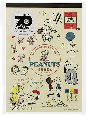 Amazon サンスター文具 スヌーピー 70周年第2弾 メモa6 ヴィンテージ S 文房具 オフィス用品 文房具 オフィス用品