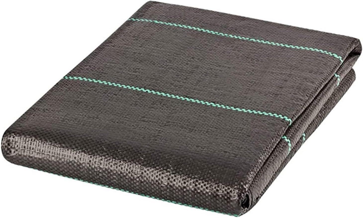 HHOZsafety Folded Ground Cover Membrane,Weed Membrane, Weed Barrier Fabric Weed Barrier Landscape Fabric Geotextile Black Ground Cover Weed Control Membrane To Prevent Weeds(3Ft*32Ft/1 * 10m)