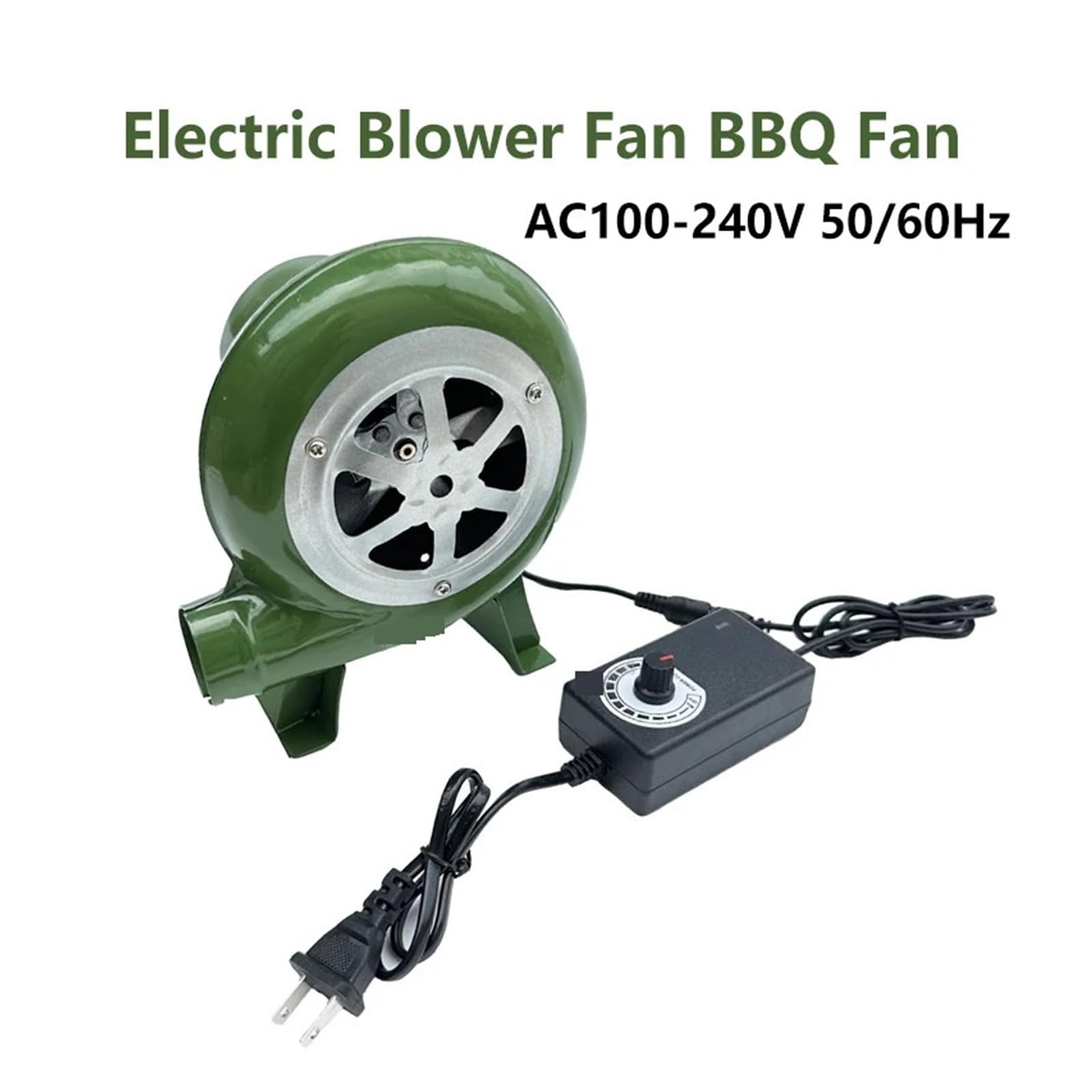 Ventilateur électrique for barbecue, adapté aux mini-forges de forgeron avec adaptateur vitesse Usage domestique