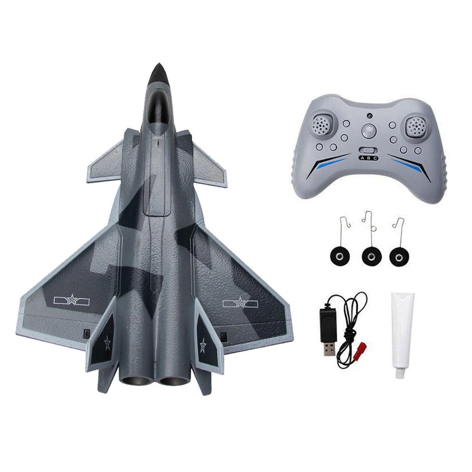 FX9630 RC Flugzeug – Ferngesteuertes Flugzeugmodell für drinnen und draußen – Ideal für Junge Entdecker. Das Modell besteht aus Schaumstoff und