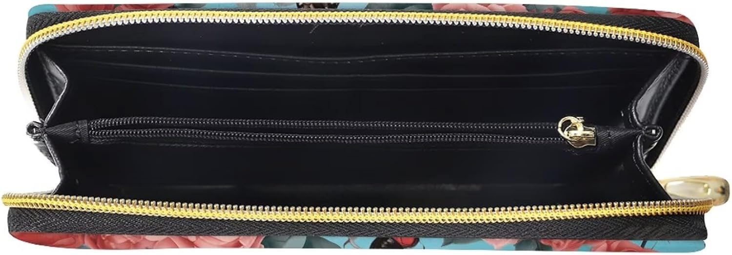 Mumeson Boho Style Women Travel Wallet Long Coin Purse Clutch Cell Phone Case - Image 4