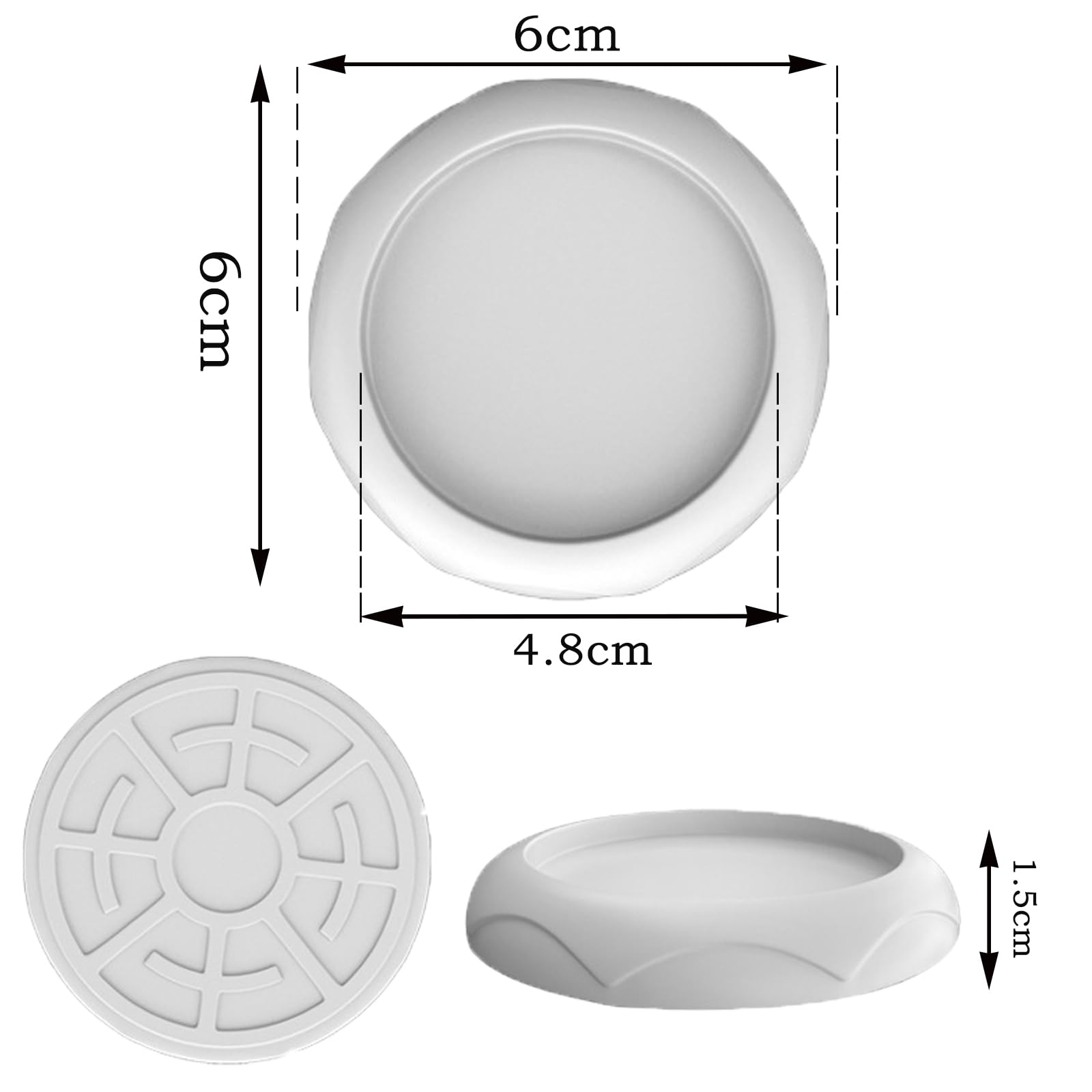 Oiieco 8Pcs Baby Gate Wall Protector, Silicone Stair Gate Extension Pads, Pressure Mounted Safety Gate Accessories - Image 2
