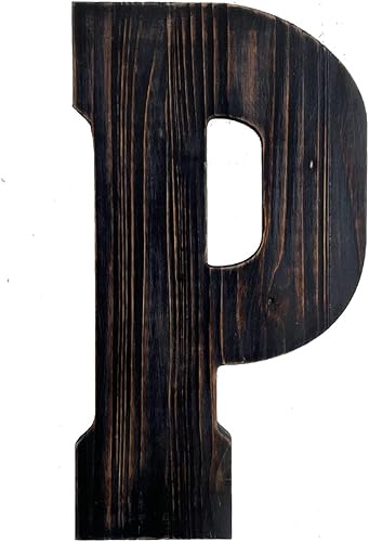 Arte de pared con letras grandes para sala de estar, baño, dormitorio y decoración del hogar, letras rústicas de granja para apellidos familiares,