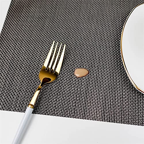 Sets de table tissés et lavables lot de 4 antidérapants pour cuisine