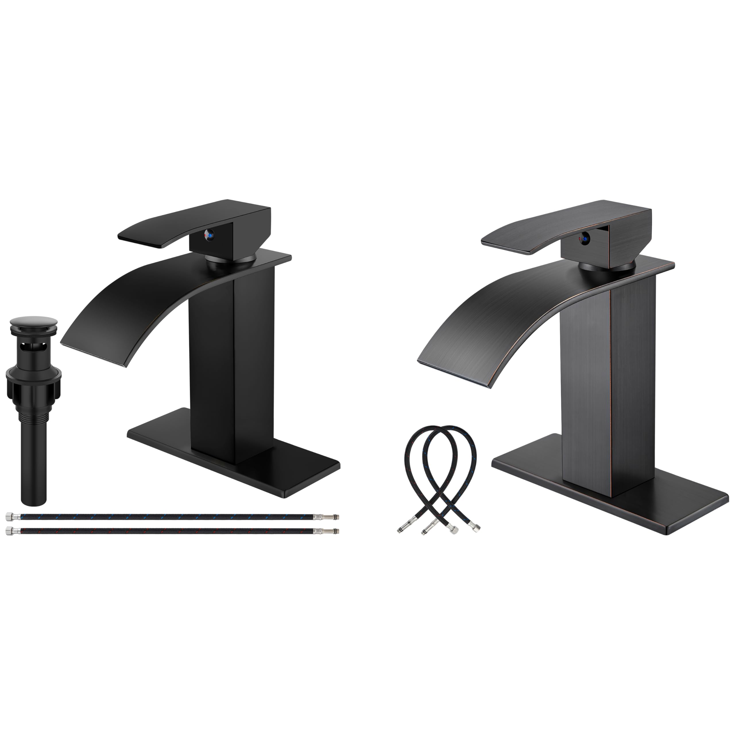 Sxithgkdw Women's Black Matte Bathroom Sink Faucet