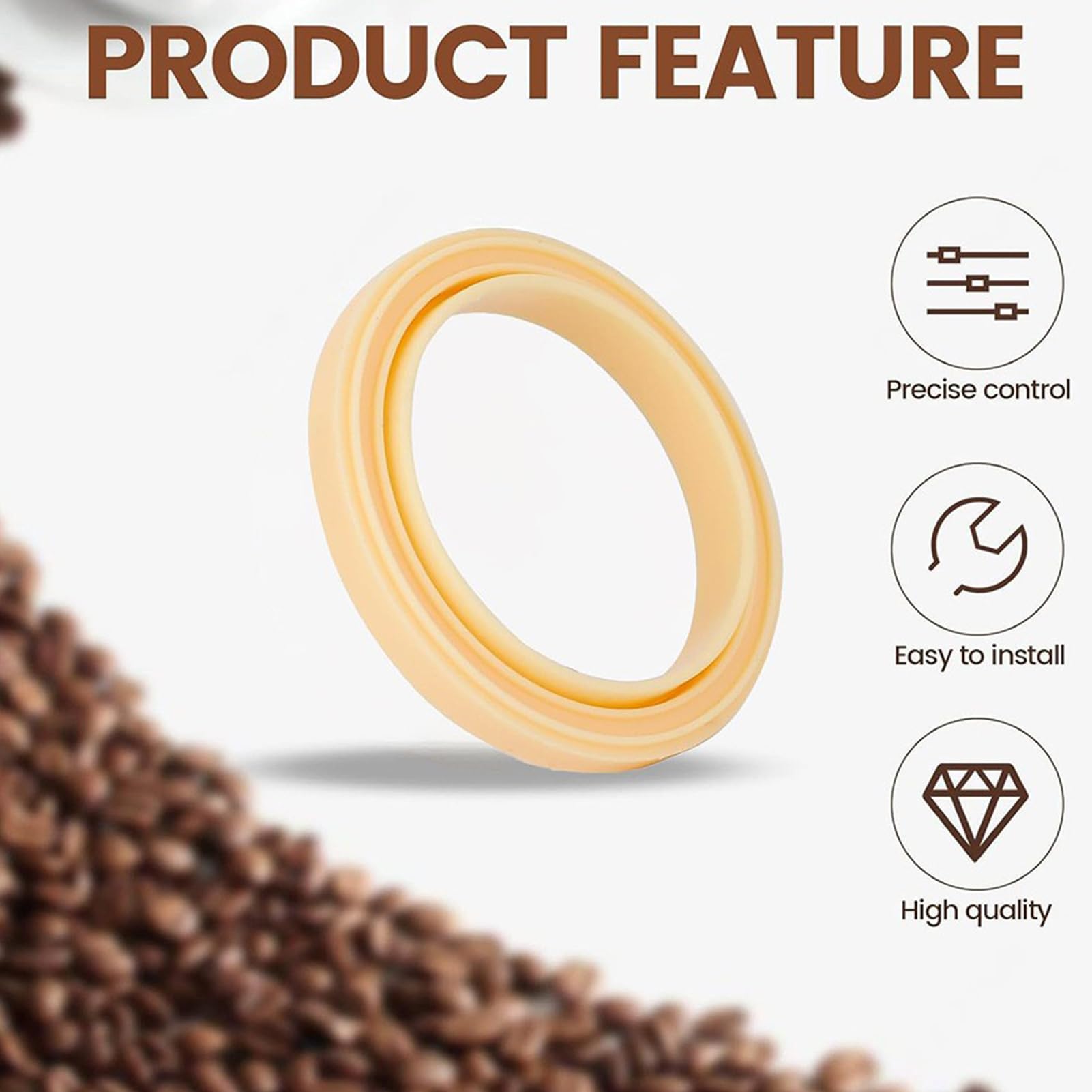 Guarnizione in silicone | 2 pezzi di ricambio smerigliatrice |, bar e ufficio per la preparazione di caffè e tè - amici e ufficio