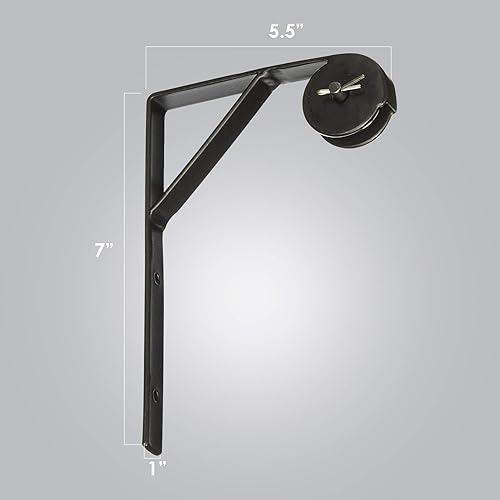 Miniatura 3 de Polea para sostener luces colgantes, negro, 920096, 0 volts