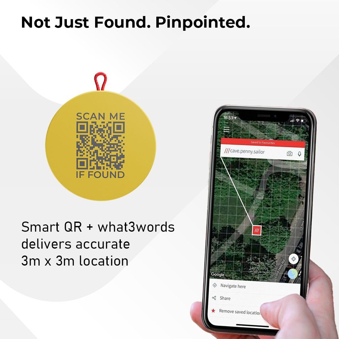 Roam Smart Tracker, Works with Android and iPhone, Track your keys, bags, bikes, and more, Replaceable 1-year battery, Water and dust resistant, Built-in strap and key cord (Black, Single) — view 9