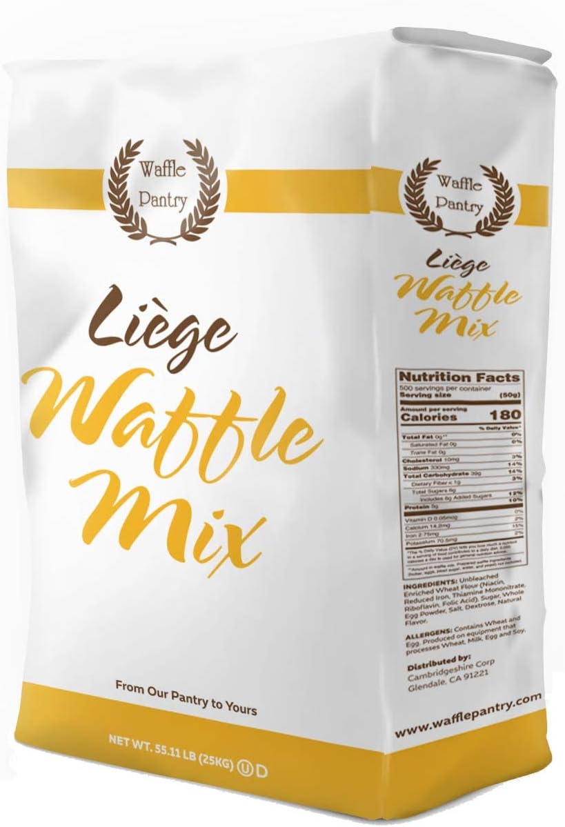 Liege Waffle Mix, 55.11 lb