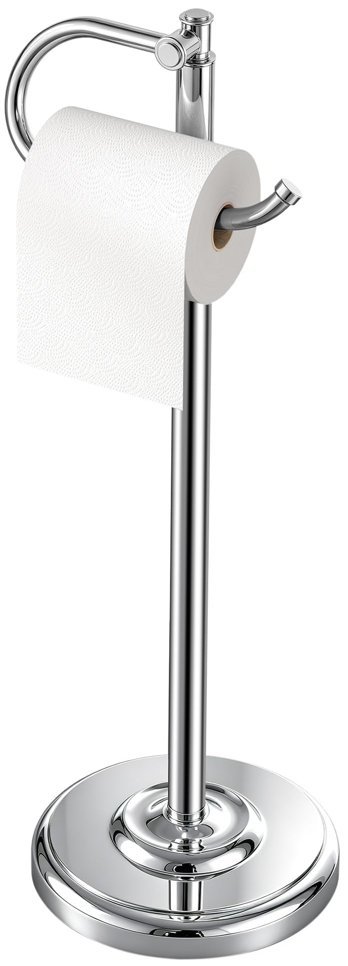 FORIOUS Toilet Paper Holder Stand, Vintage Freestanding Tissue Roll Holder — Amazon image 12