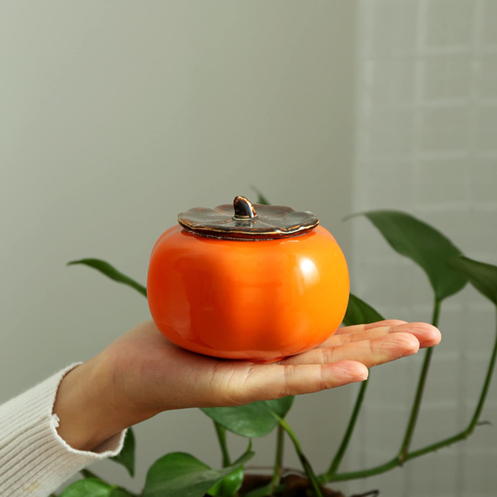 Amazon｜ティーキャニスター 保存容器 茶筒 密封容器 蓋付き 陶器 茶葉