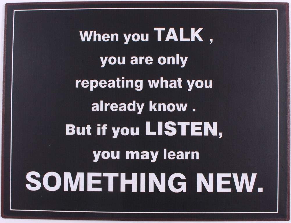 Sign - When you TALK…