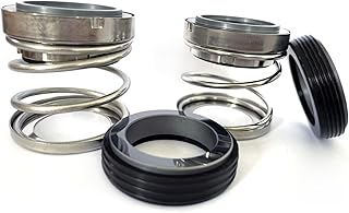 5pcs/lot T21-13 T21-20 T21-30 T21-32 Type 21 Elastomer Bellows Mechanical Seals for Pumps Material SIC/SIC/VIT (Color : T21-20)