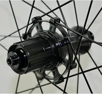 Road Bicycle Wheelset 700C Carbon Fiber Clincher Rim V Brake 40/50MM Racing Bike Wheels 25Mm Width for 7-12 Speed Only 1830G Matte