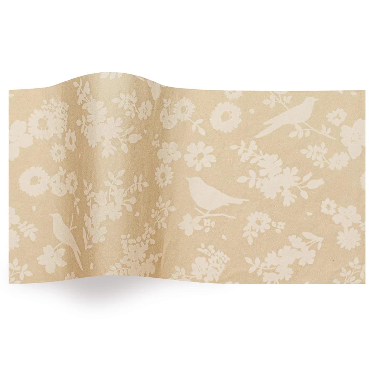 MustBeBonkers Luxury Printed Tissue Wrapping Paper Tissue 16gms - Acid Free - 34 x 45 cm (Backyard Blossoms, 5)