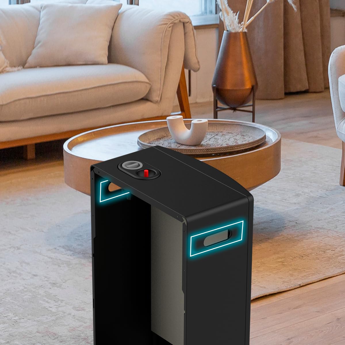 Cecotec Stufa a Gas Readywarm 5300 Catalytic 3000 W di Potenza in 2 Livelli | Tecnología Catalítica, Triplo Sistema Sicurezza, Compatibile con Bombole Gas Capacità 13kg, Maniglie, 4 Ruote, Calore Rapido